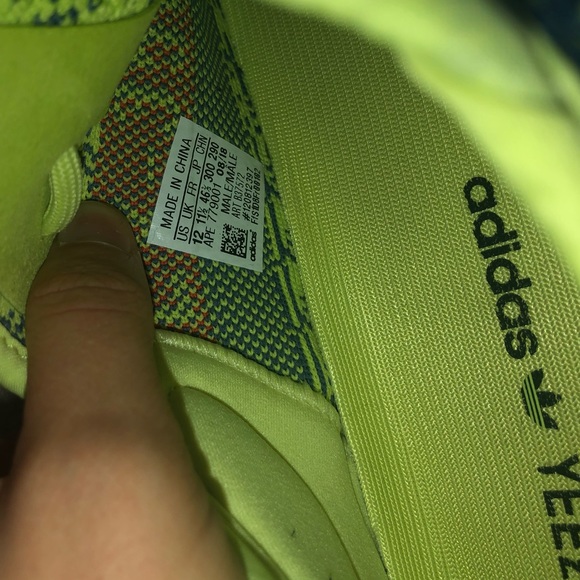 YEEZY boost 350 semi frozen yellow